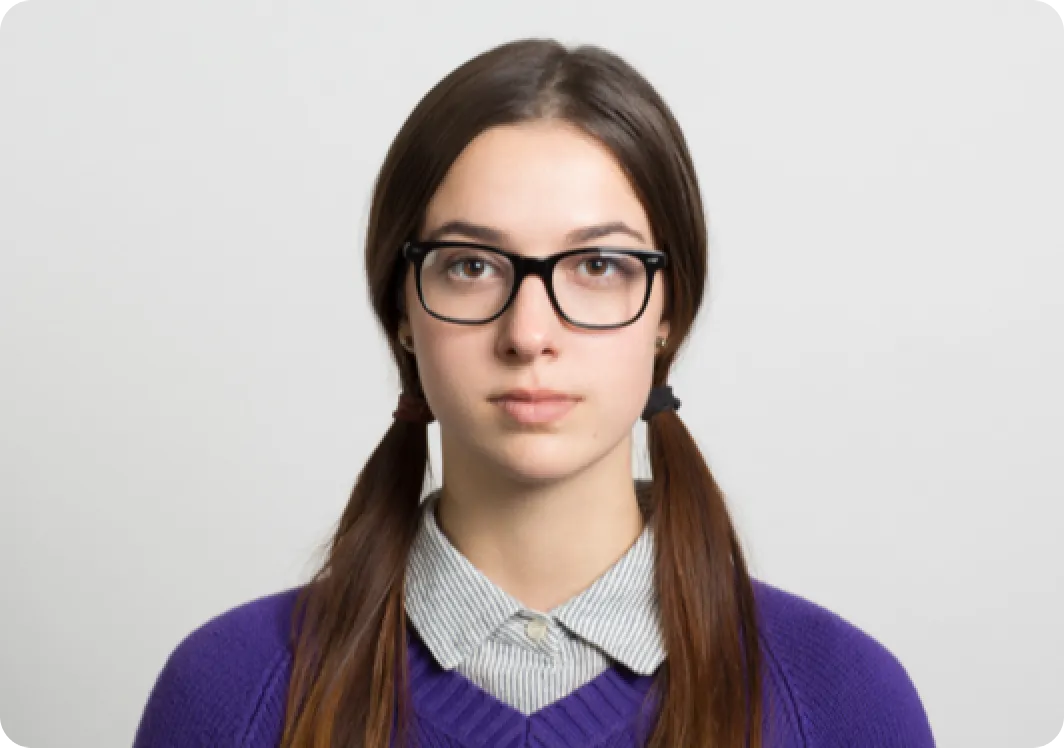 apply ai photo color correction in female portrait